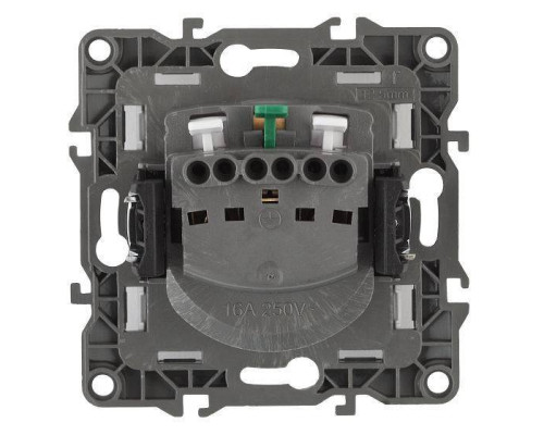 Розетка с заземлением, без рамки Эра 12-2101 Б0014679