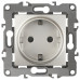 Розетка с заземлением, без рамки Эра Эра 12 12-2101-15