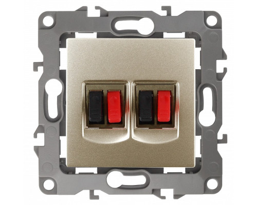 Розетка акустическая без рамки Эра Эра 12 12-3112-04