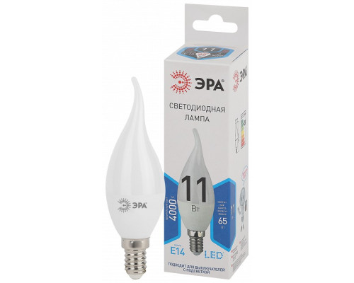 Лампа светодиодная Эра Стандарт LED BXS-11W-840-E14