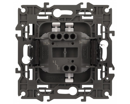 Выключатель одноклавишный без рамки Эра Эра Elegance 14-1101-05