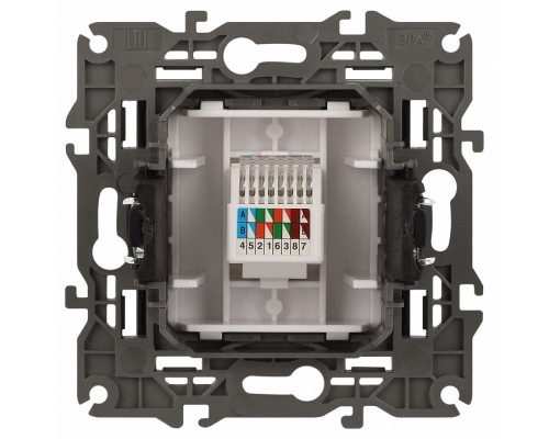 Розетка Ethernet RJ-45 без рамки Эра Эра Elegance 14-3107-05