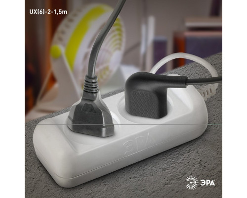 Удлинитель Эра  UX(6)-2-1,5m