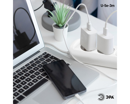 Удлинитель Эра  U-5e-3m-3x1,5