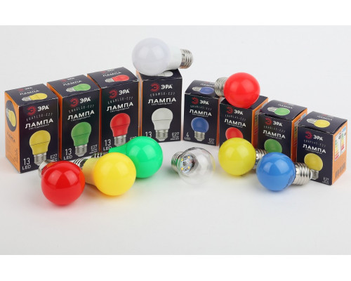 Лампа светодиодная Эра  E27 3Вт 3000K ERAW50-E27