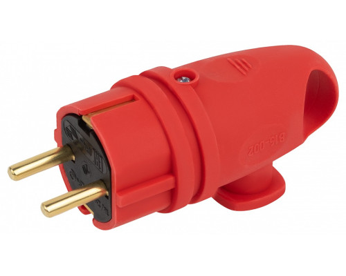 Вилка угловая с заземлением Эра  VX11-R-IP44