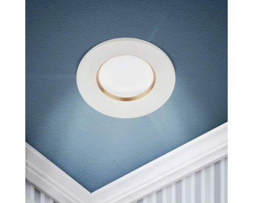 Встраиваемый светильник Эра KL107 WH/GD Б0061095