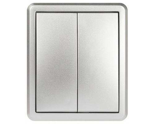 Выключатель двухклавишный Эра Эра Эксперт 11-1204-03