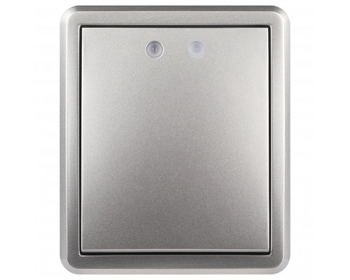 Выключатель одноклавишный с подсветкой Эра Эра Эксперт 11-1202-03