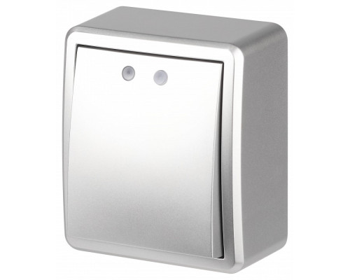 Выключатель одноклавишный с подсветкой Эра Эра Эксперт 11-1202-03