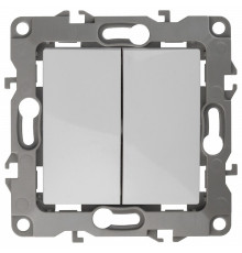 Переключатель перекрестный двухклавишный без рамки Эра Эра 12 12-1112-01