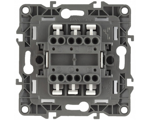 Переключатель перекрестный двухклавишный без рамки Эра Эра 12 12-1112-02