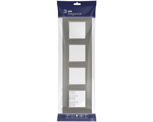 Рамка на 4 поста Эра Эра Elegance 14-5014-16