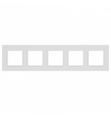 Рамка на 5 постов Эра Эра Elegance 14-5015-01М
