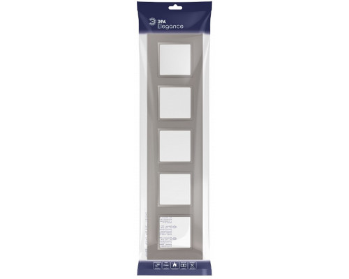 Рамка на 5 постов Эра Эра Elegance 14-5015-16