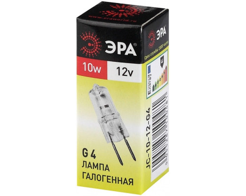 Лампа галогеновая Эра  G4-JC-10W-12V