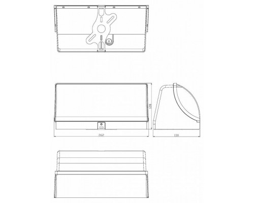 Накладной светильник Escada 30002LED 30002W/01LED BK