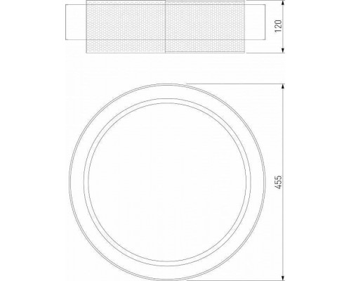 Накладной светильник Eurosvet Imperio 90286/1 чёрный/золото Smart