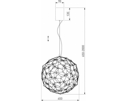 Подвесной светильник Bogate's Alioth 450/1