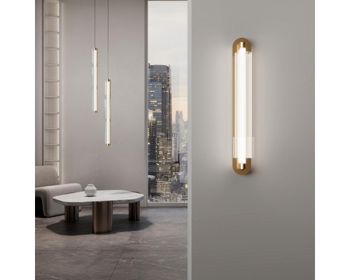 Накладной светильник Eurosvet  303071 LED латунь