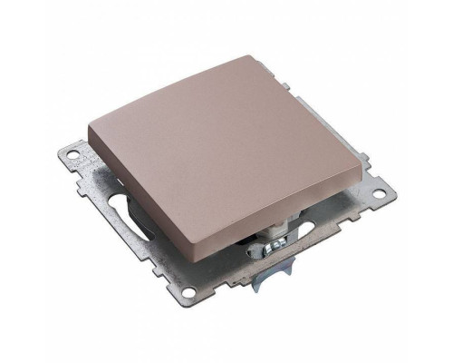 Выключатель одноклавишный без рамки Stekker Катрин 49179