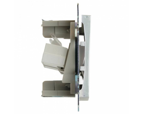 Розетка двойная Ethernet RJ-45 без рамки Stekker Катрин 50005