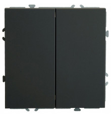 Выключатель двухклавишный без рамки Stekker Эмили 50249