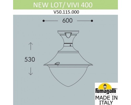 Светильник на штанге Fumagalli Vivi V50.115.000.LXH27