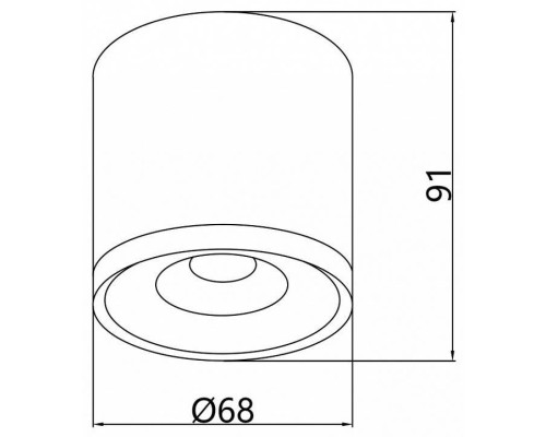 Накладной светильник Favourite Prakash 3086-1C
