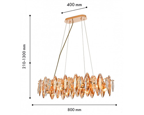 Подвесная люстра Favourite Glans 4719-8PC