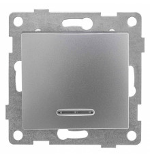 Выключатель сенсорый одноклавишный с подсветкой, без рамки Gusi Electric BRAVO С10В18-004