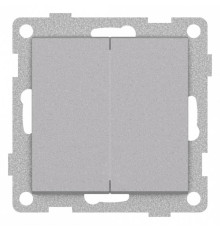 Выключатель двухклавишный без рамки Gusi Electric UGRA С11В2-004