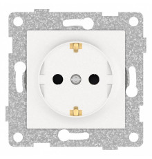 Розетка с заземлением и со шторкой, без рамки Gusi Electric UGRA С11Р4-028