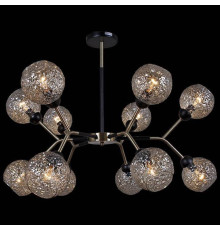 Люстра на штанге ILLUMICO  IL0268-12PSQ-79 BK AB