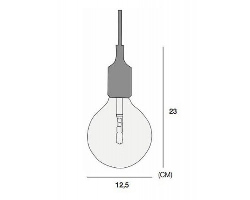 Подвесной светильник Imperiumloft Muuto E27 40.036