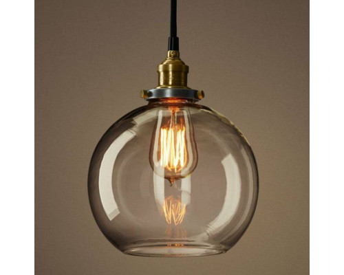 Подвесной светильник Imperiumloft Loft Clear Glass Sphere Cloche 40.189