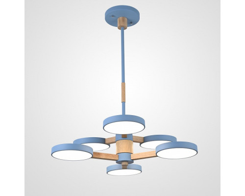 Люстра на штанге Imperiumloft TURNA Blue TURNA-DBL01