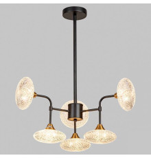 Люстра на штанге Imex MD.1232 MD.1232-6-P-BK+AGD