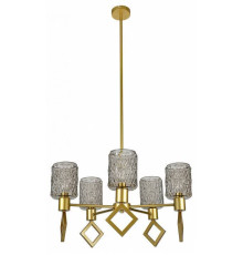 Люстра на штанге Indigo Preda 13025/5R Gold