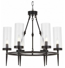 Подвесная люстра LUMINA DECO Moratti LDP 8022-6 BK+PR