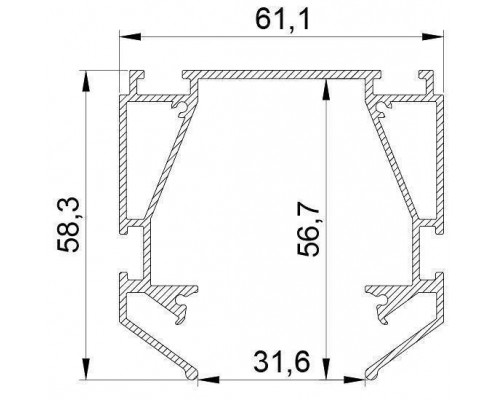 Профиль-держатель Lightstar Teta 505420