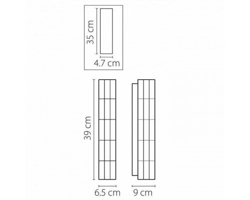 Накладной светильник Osgona Limpio 722620