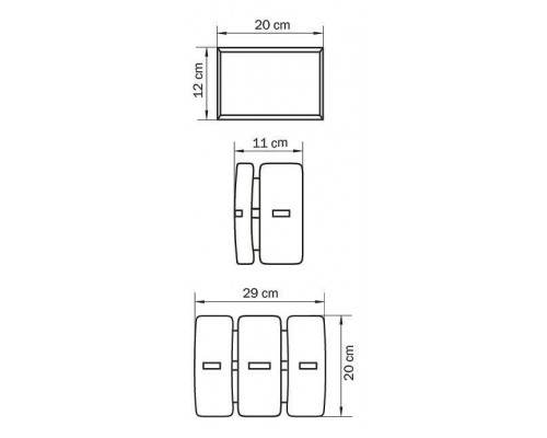 Накладной светильник Lightstar Lamella 801616