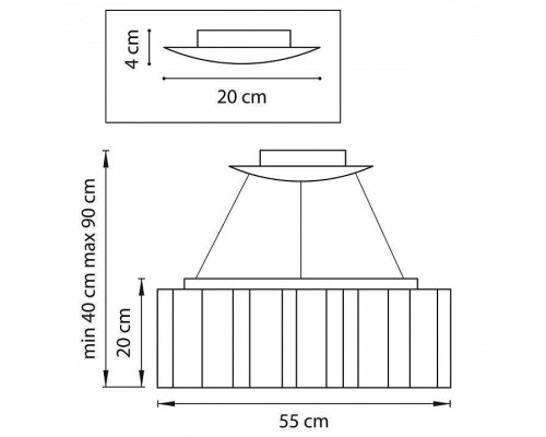 Подвесная люстра Lightstar Nubi Legno 802165
