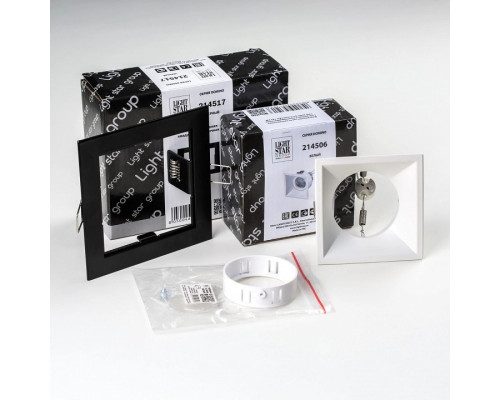 Встраиваемый светильник Lightstar Domino D51706WMOD