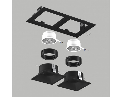 Встраиваемый светильник Lightstar Domino D5270707BMOD