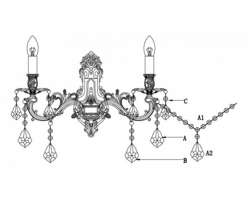 Бра Lucia Tucci Barletta W122.2 cream white