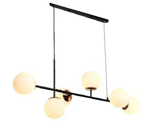 Подвесная люстра iLamp Golden 9136P/6 BK-WH