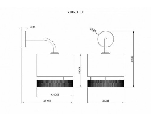 Бра Moderli Gela V10631-1W