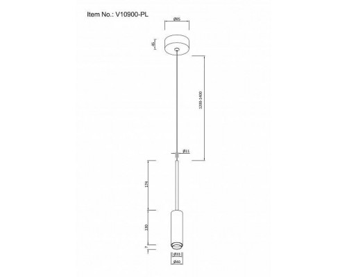 Подвесной светильник Moderli Rin V10900-PL